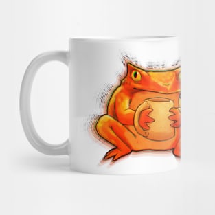 too much coffee frog aura Mug